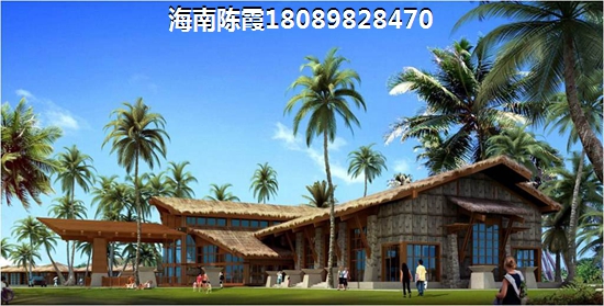 海南公园湖畔鸟瞰图